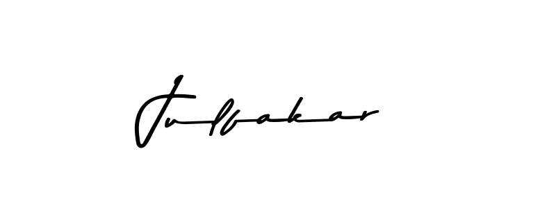 Make a beautiful signature design for name Julfakar. With this signature (Asem Kandis PERSONAL USE) style, you can create a handwritten signature for free. Julfakar signature style 9 images and pictures png