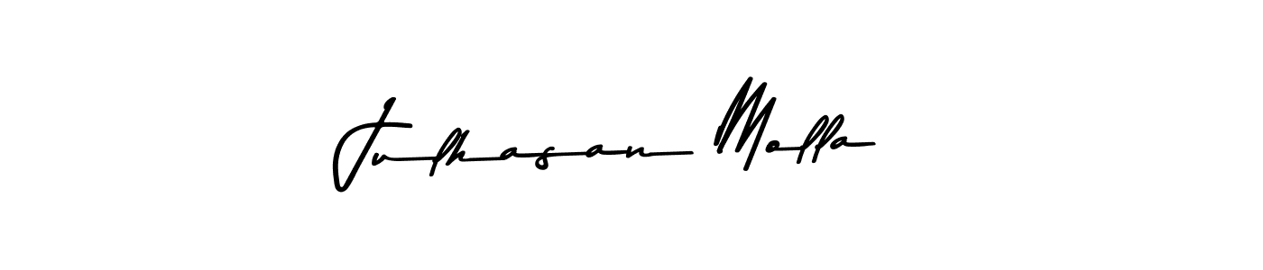 Also You can easily find your signature by using the search form. We will create Julhasan Molla name handwritten signature images for you free of cost using Asem Kandis PERSONAL USE sign style. Julhasan Molla signature style 9 images and pictures png