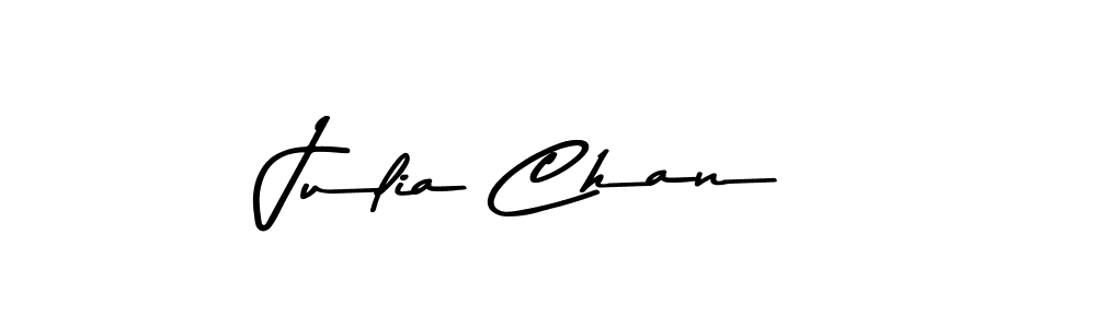 Design your own signature with our free online signature maker. With this signature software, you can create a handwritten (Asem Kandis PERSONAL USE) signature for name Julia Chan. Julia Chan signature style 9 images and pictures png