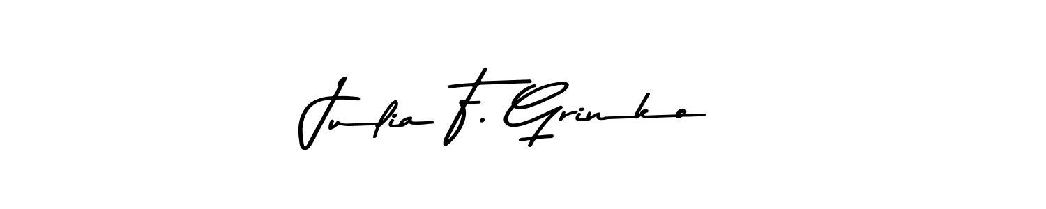 if you are searching for the best signature style for your name Julia F. Grinko. so please give up your signature search. here we have designed multiple signature styles  using Asem Kandis PERSONAL USE. Julia F. Grinko signature style 9 images and pictures png