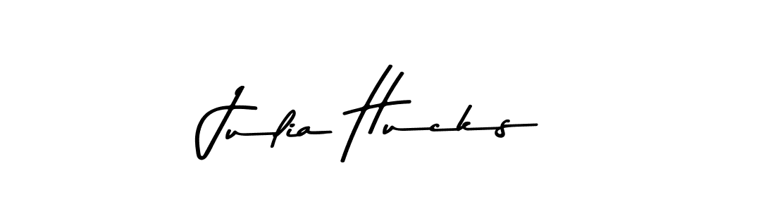 Julia Hucks stylish signature style. Best Handwritten Sign (Asem Kandis PERSONAL USE) for my name. Handwritten Signature Collection Ideas for my name Julia Hucks. Julia Hucks signature style 9 images and pictures png