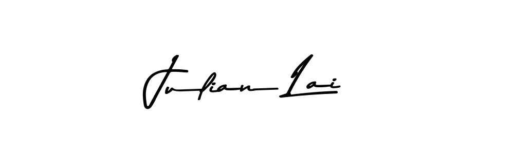 Use a signature maker to create a handwritten signature online. With this signature software, you can design (Asem Kandis PERSONAL USE) your own signature for name Julian Lai. Julian Lai signature style 9 images and pictures png