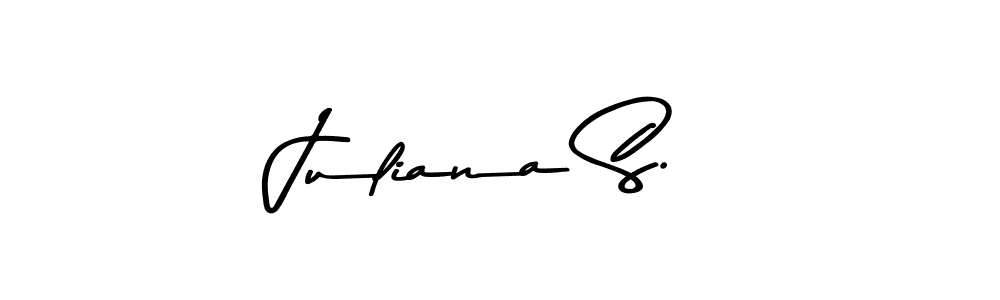 How to Draw Juliana S. signature style? Asem Kandis PERSONAL USE is a latest design signature styles for name Juliana S.. Juliana S. signature style 9 images and pictures png