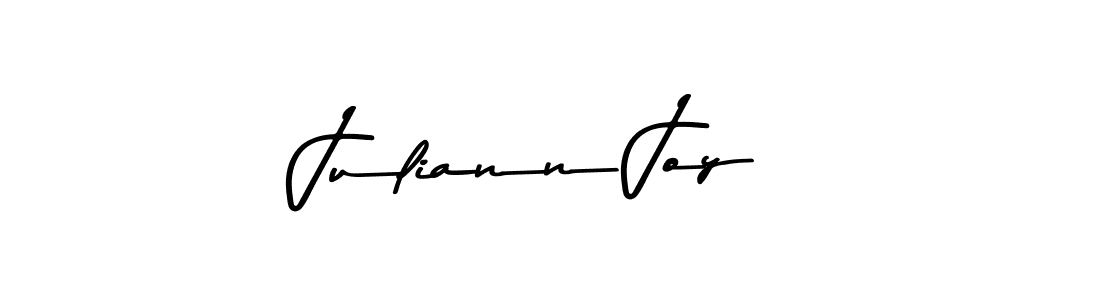 Juliann Joy stylish signature style. Best Handwritten Sign (Asem Kandis PERSONAL USE) for my name. Handwritten Signature Collection Ideas for my name Juliann Joy. Juliann Joy signature style 9 images and pictures png