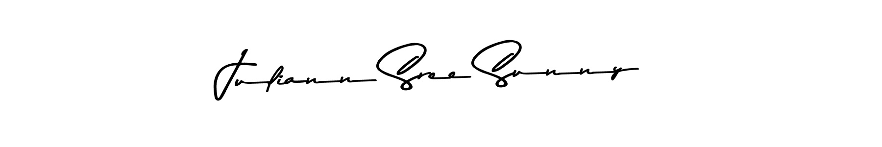 Asem Kandis PERSONAL USE is a professional signature style that is perfect for those who want to add a touch of class to their signature. It is also a great choice for those who want to make their signature more unique. Get Juliann Sree Sunny name to fancy signature for free. Juliann Sree Sunny signature style 9 images and pictures png