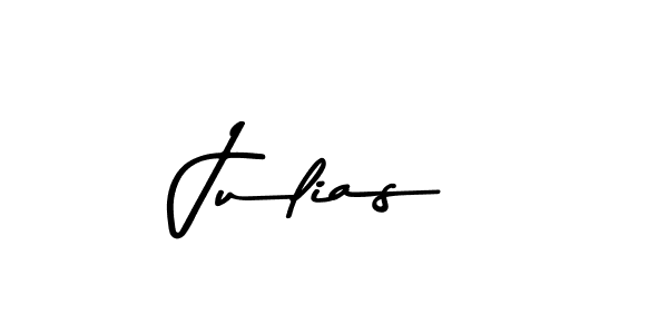 Create a beautiful signature design for name Julias. With this signature (Asem Kandis PERSONAL USE) fonts, you can make a handwritten signature for free. Julias signature style 9 images and pictures png