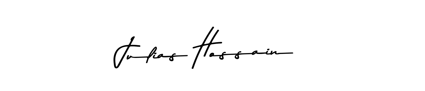 You should practise on your own different ways (Asem Kandis PERSONAL USE) to write your name (Julias Hossain) in signature. don't let someone else do it for you. Julias Hossain signature style 9 images and pictures png