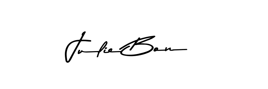 Design your own signature with our free online signature maker. With this signature software, you can create a handwritten (Asem Kandis PERSONAL USE) signature for name Julie Bon. Julie Bon signature style 9 images and pictures png