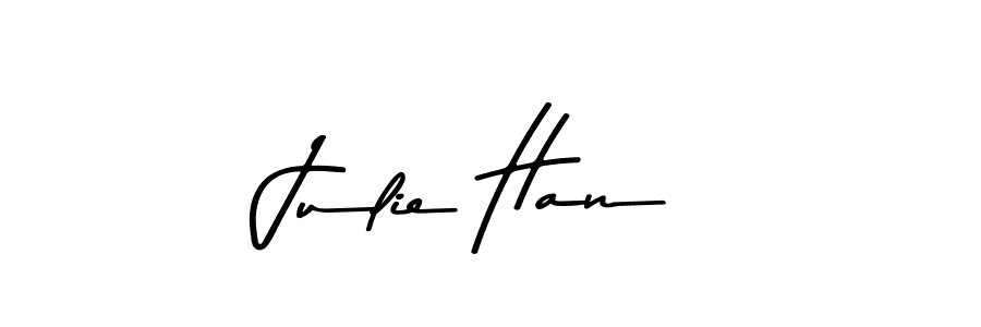 Make a beautiful signature design for name Julie Han. Use this online signature maker to create a handwritten signature for free. Julie Han signature style 9 images and pictures png