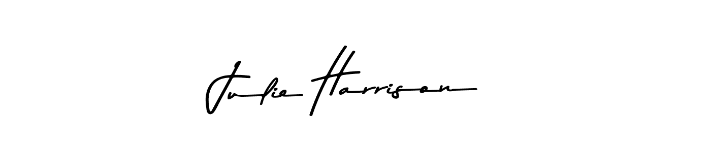 Create a beautiful signature design for name Julie Harrison. With this signature (Asem Kandis PERSONAL USE) fonts, you can make a handwritten signature for free. Julie Harrison signature style 9 images and pictures png