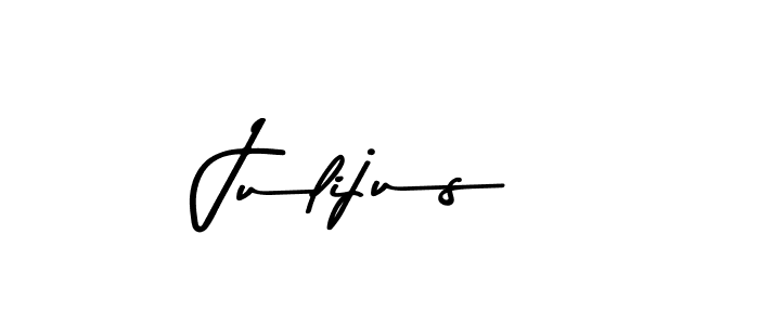 You should practise on your own different ways (Asem Kandis PERSONAL USE) to write your name (Julijus) in signature. don't let someone else do it for you. Julijus signature style 9 images and pictures png