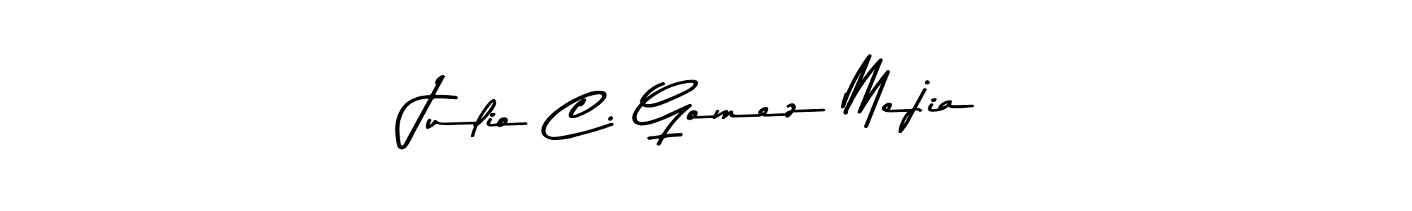 Asem Kandis PERSONAL USE is a professional signature style that is perfect for those who want to add a touch of class to their signature. It is also a great choice for those who want to make their signature more unique. Get Julio C. Gomez Mejia name to fancy signature for free. Julio C. Gomez Mejia signature style 9 images and pictures png