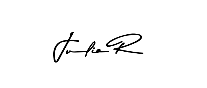 Make a beautiful signature design for name Julio R. With this signature (Asem Kandis PERSONAL USE) style, you can create a handwritten signature for free. Julio R signature style 9 images and pictures png