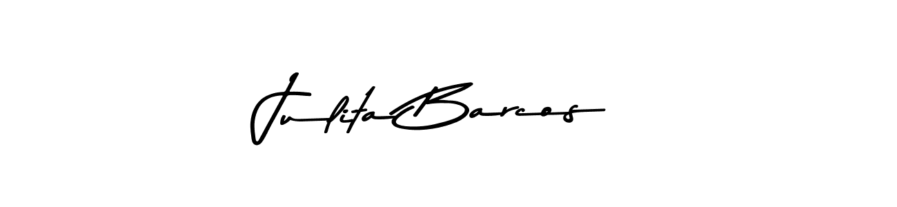 Use a signature maker to create a handwritten signature online. With this signature software, you can design (Asem Kandis PERSONAL USE) your own signature for name Julita Barcos. Julita Barcos signature style 9 images and pictures png