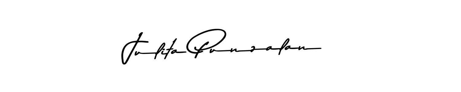 How to make Julita Punzalan signature? Asem Kandis PERSONAL USE is a professional autograph style. Create handwritten signature for Julita Punzalan name. Julita Punzalan signature style 9 images and pictures png