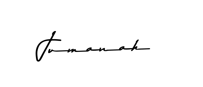 Make a beautiful signature design for name Jumanah. Use this online signature maker to create a handwritten signature for free. Jumanah signature style 9 images and pictures png