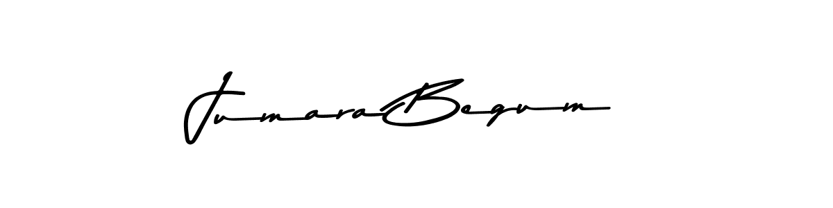 Make a beautiful signature design for name Jumara Begum. With this signature (Asem Kandis PERSONAL USE) style, you can create a handwritten signature for free. Jumara Begum signature style 9 images and pictures png