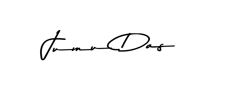 You should practise on your own different ways (Asem Kandis PERSONAL USE) to write your name (Jumu Das) in signature. don't let someone else do it for you. Jumu Das signature style 9 images and pictures png