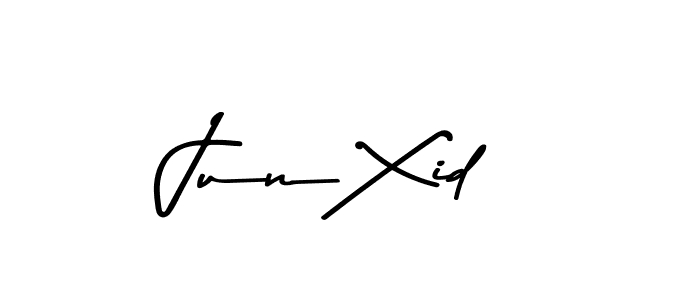 Use a signature maker to create a handwritten signature online. With this signature software, you can design (Asem Kandis PERSONAL USE) your own signature for name Jun Xid. Jun Xid signature style 9 images and pictures png