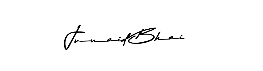 Use a signature maker to create a handwritten signature online. With this signature software, you can design (Asem Kandis PERSONAL USE) your own signature for name Junaid Bhai. Junaid Bhai signature style 9 images and pictures png