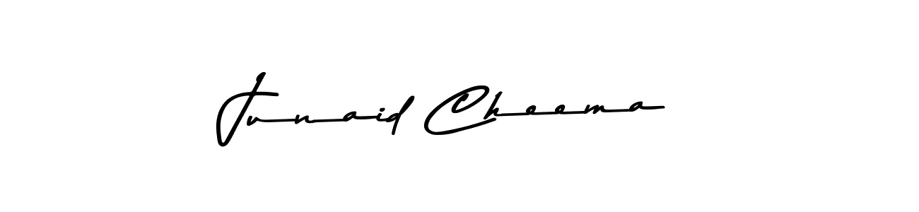 Junaid Cheema stylish signature style. Best Handwritten Sign (Asem Kandis PERSONAL USE) for my name. Handwritten Signature Collection Ideas for my name Junaid Cheema. Junaid Cheema signature style 9 images and pictures png