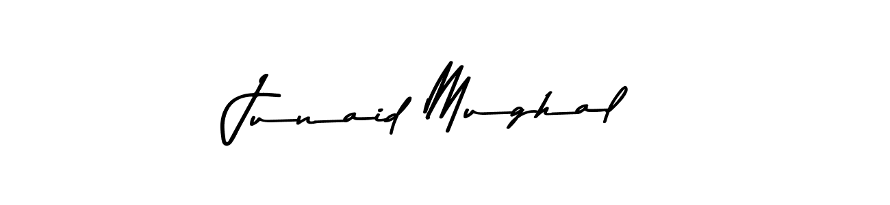 Create a beautiful signature design for name Junaid Mughal. With this signature (Asem Kandis PERSONAL USE) fonts, you can make a handwritten signature for free. Junaid Mughal signature style 9 images and pictures png