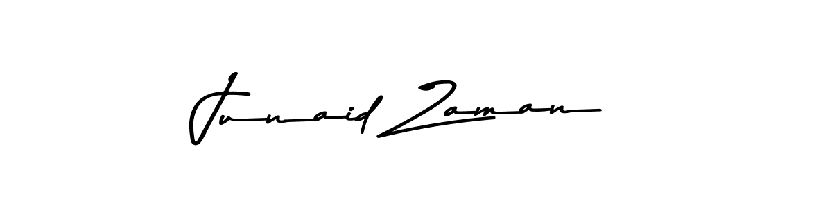 Design your own signature with our free online signature maker. With this signature software, you can create a handwritten (Asem Kandis PERSONAL USE) signature for name Junaid Zaman. Junaid Zaman signature style 9 images and pictures png