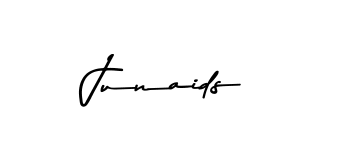 You should practise on your own different ways (Asem Kandis PERSONAL USE) to write your name (Junaids) in signature. don't let someone else do it for you. Junaids signature style 9 images and pictures png