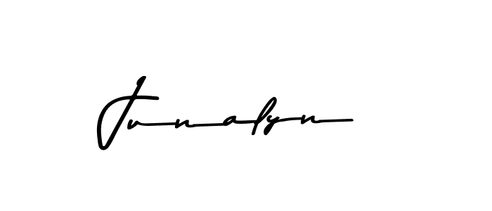 The best way (Asem Kandis PERSONAL USE) to make a short signature is to pick only two or three words in your name. The name Junalyn include a total of six letters. For converting this name. Junalyn signature style 9 images and pictures png