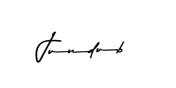 Make a beautiful signature design for name Jundub. With this signature (Asem Kandis PERSONAL USE) style, you can create a handwritten signature for free. Jundub signature style 9 images and pictures png