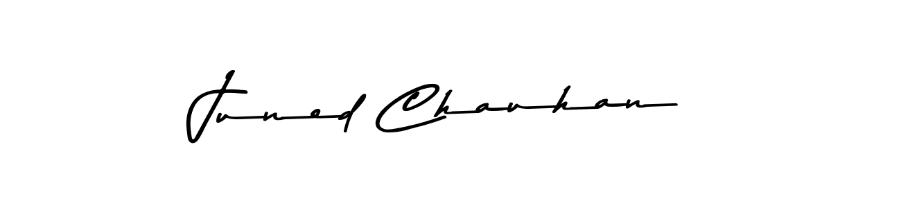 It looks lik you need a new signature style for name Juned Chauhan. Design unique handwritten (Asem Kandis PERSONAL USE) signature with our free signature maker in just a few clicks. Juned Chauhan signature style 9 images and pictures png