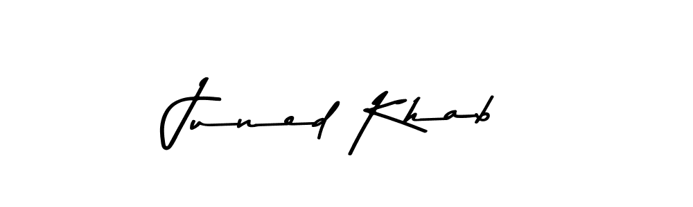 Here are the top 10 professional signature styles for the name Juned Khab. These are the best autograph styles you can use for your name. Juned Khab signature style 9 images and pictures png