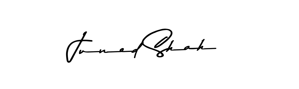 Asem Kandis PERSONAL USE is a professional signature style that is perfect for those who want to add a touch of class to their signature. It is also a great choice for those who want to make their signature more unique. Get Juned Shah name to fancy signature for free. Juned Shah signature style 9 images and pictures png
