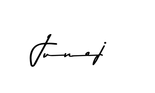 This is the best signature style for the Junej name. Also you like these signature font (Asem Kandis PERSONAL USE). Mix name signature. Junej signature style 9 images and pictures png