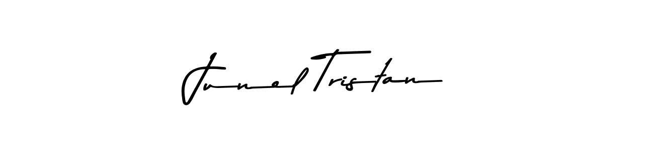 Asem Kandis PERSONAL USE is a professional signature style that is perfect for those who want to add a touch of class to their signature. It is also a great choice for those who want to make their signature more unique. Get Junel Tristan name to fancy signature for free. Junel Tristan signature style 9 images and pictures png