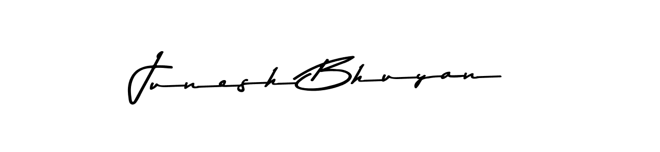 This is the best signature style for the Junesh Bhuyan name. Also you like these signature font (Asem Kandis PERSONAL USE). Mix name signature. Junesh Bhuyan signature style 9 images and pictures png
