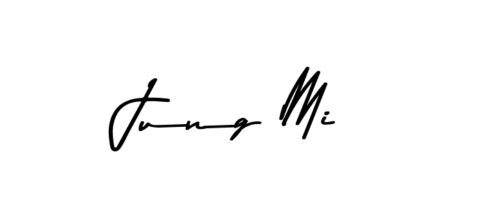 Jung Mi stylish signature style. Best Handwritten Sign (Asem Kandis PERSONAL USE) for my name. Handwritten Signature Collection Ideas for my name Jung Mi. Jung Mi signature style 9 images and pictures png