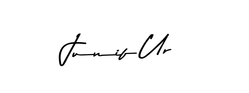 How to Draw Junif Ur signature style? Asem Kandis PERSONAL USE is a latest design signature styles for name Junif Ur. Junif Ur signature style 9 images and pictures png