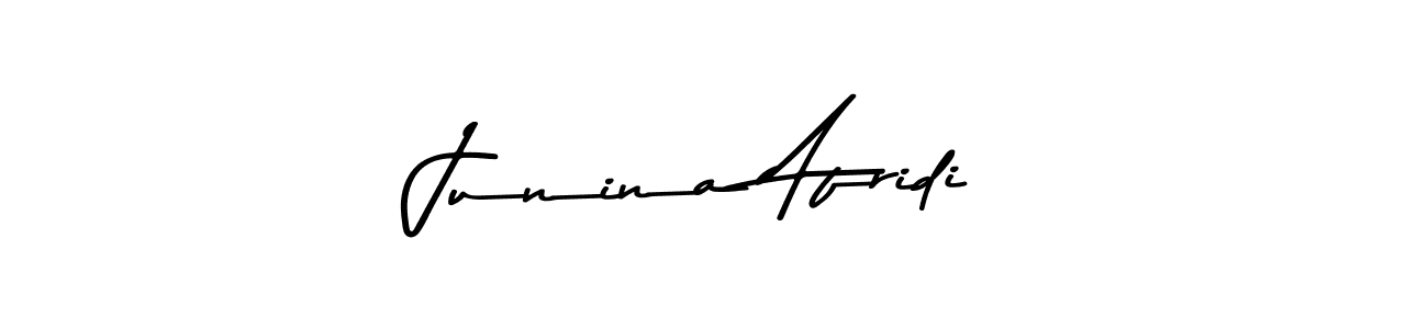 The best way (Asem Kandis PERSONAL USE) to make a short signature is to pick only two or three words in your name. The name Junina Afridi include a total of six letters. For converting this name. Junina Afridi signature style 9 images and pictures png