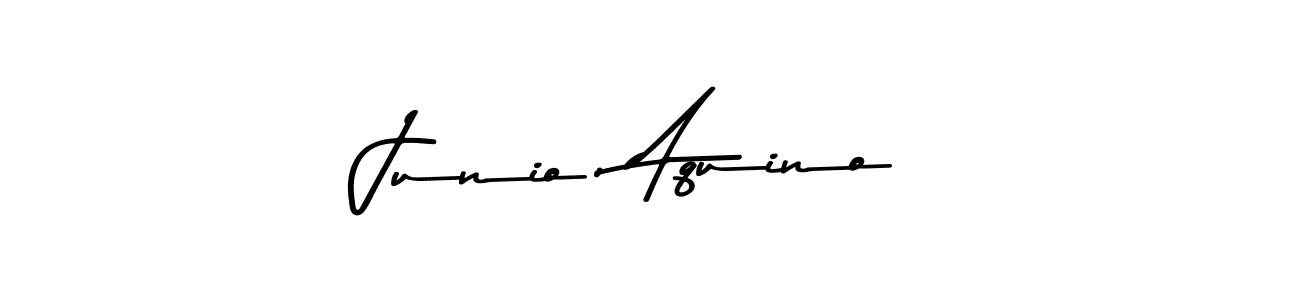 Make a beautiful signature design for name Junio, Aquino. With this signature (Asem Kandis PERSONAL USE) style, you can create a handwritten signature for free. Junio, Aquino signature style 9 images and pictures png