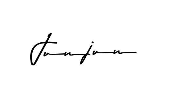 Junjun stylish signature style. Best Handwritten Sign (Asem Kandis PERSONAL USE) for my name. Handwritten Signature Collection Ideas for my name Junjun. Junjun signature style 9 images and pictures png