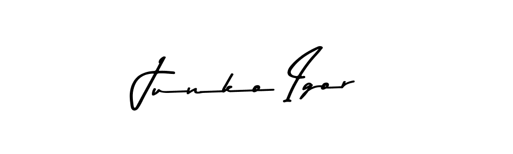 This is the best signature style for the Junko Igor name. Also you like these signature font (Asem Kandis PERSONAL USE). Mix name signature. Junko Igor signature style 9 images and pictures png