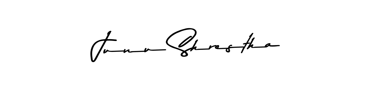 You should practise on your own different ways (Asem Kandis PERSONAL USE) to write your name (Junu Shrestha) in signature. don't let someone else do it for you. Junu Shrestha signature style 9 images and pictures png