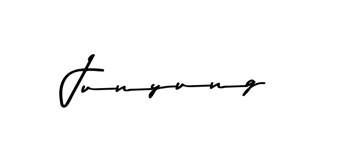 The best way (Asem Kandis PERSONAL USE) to make a short signature is to pick only two or three words in your name. The name Junyung include a total of six letters. For converting this name. Junyung signature style 9 images and pictures png