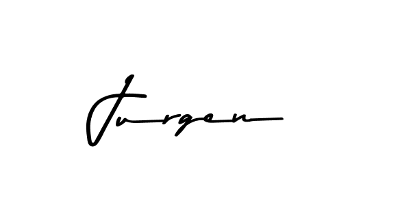 Design your own signature with our free online signature maker. With this signature software, you can create a handwritten (Asem Kandis PERSONAL USE) signature for name Jurgen. Jurgen signature style 9 images and pictures png