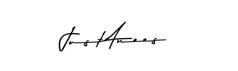 Make a short Just Anees signature style. Manage your documents anywhere anytime using Asem Kandis PERSONAL USE. Create and add eSignatures, submit forms, share and send files easily. Just Anees signature style 9 images and pictures png