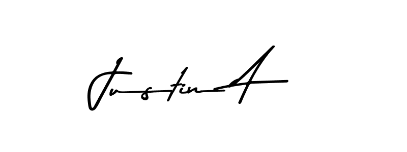 How to make Justin A signature? Asem Kandis PERSONAL USE is a professional autograph style. Create handwritten signature for Justin A name. Justin A signature style 9 images and pictures png