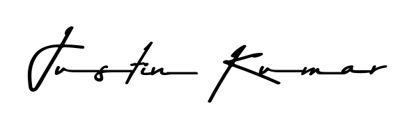 This is the best signature style for the Justin Kumar name. Also you like these signature font (Asem Kandis PERSONAL USE). Mix name signature. Justin Kumar signature style 9 images and pictures png