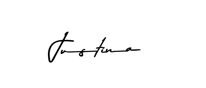 Use a signature maker to create a handwritten signature online. With this signature software, you can design (Asem Kandis PERSONAL USE) your own signature for name Justina. Justina signature style 9 images and pictures png