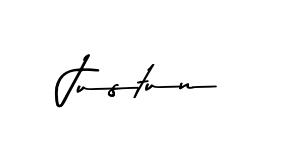 Design your own signature with our free online signature maker. With this signature software, you can create a handwritten (Asem Kandis PERSONAL USE) signature for name Justun. Justun signature style 9 images and pictures png